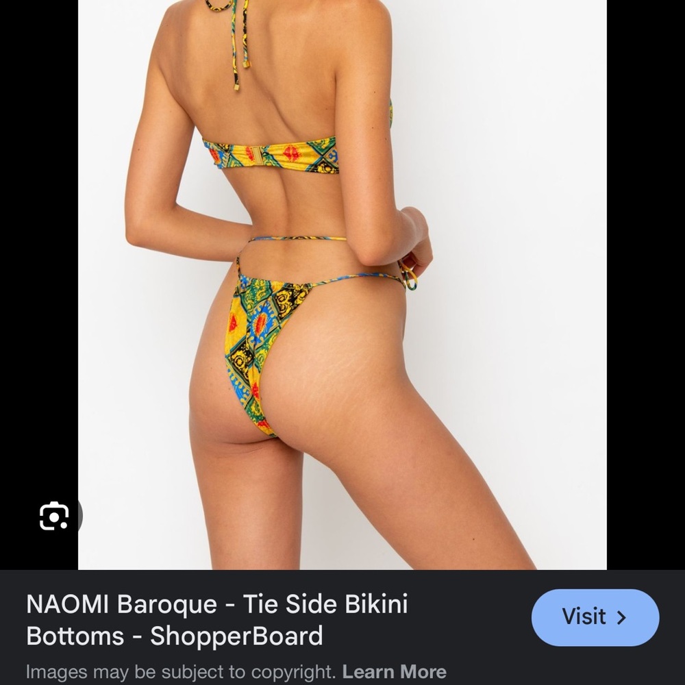 Colorful Patterned Bikini Set - Picture 4 of 4